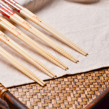 Bamboo Chopsticks Set Botanical Japanese Handcrafted 5 Pairs Gift