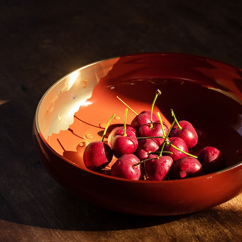 Japanese Lacquer Bowl | Crane Yamanaka Shikki Handcrafted Resin Bowl