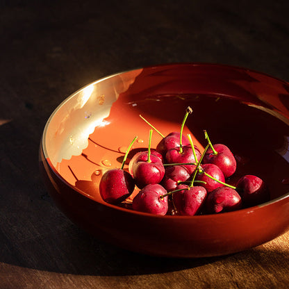 Japanese Lacquer Bowl | Crane Yamanaka Shikki Handcrafted Resin Bowl