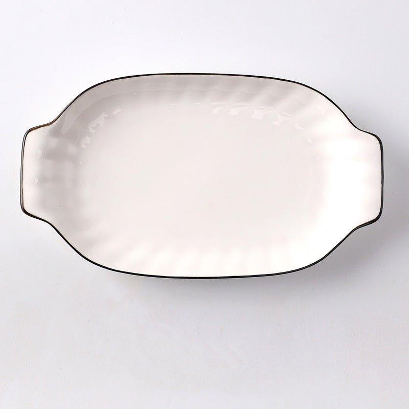 Ceramic Breakfast Plate – Cute Illustrated Honeymoon Gift