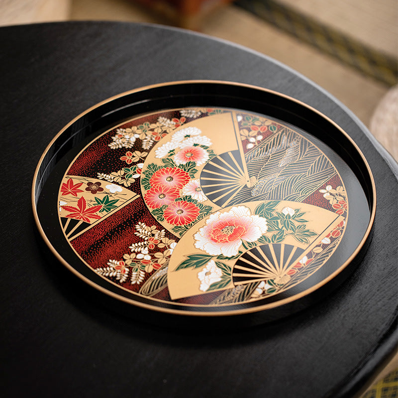 Japanese Lacquer Tray – Yamanaka Shikki Senbu Serving Tray