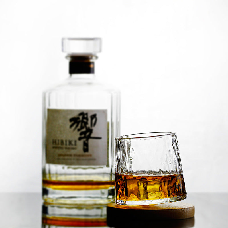 Whiskey Glass Chamvin Japanese Lead-Free Crystal Wooden Box Gift