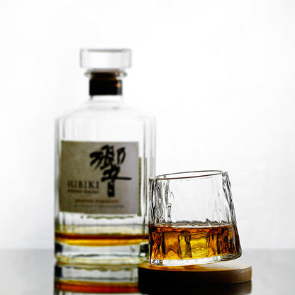 Whiskey Glass Chamvin Japanese Lead-Free Crystal Wooden Box Gift