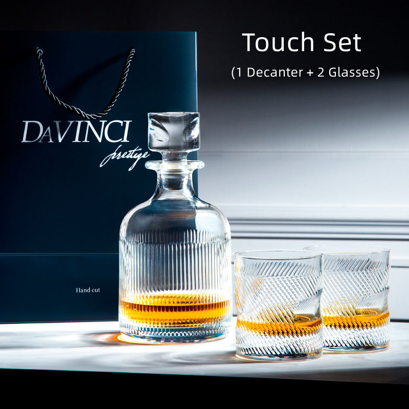 Whiskey Glasses Set Davinci Italian with Decanter – Made in Italy | Urban, Skultura, Touch & Grosseto