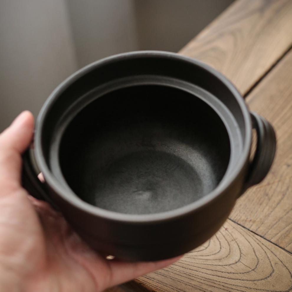 Clay Pot Mini Earthenware Cooking Pot Single Serving Japanese Donabe Soup Stew Rice Pot Small Claypot