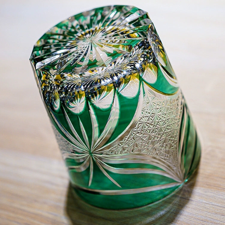 Whiskey Glass Edo Kiriko Lepidoptera – Japanese Cut Crystal Butterfly Tumbler