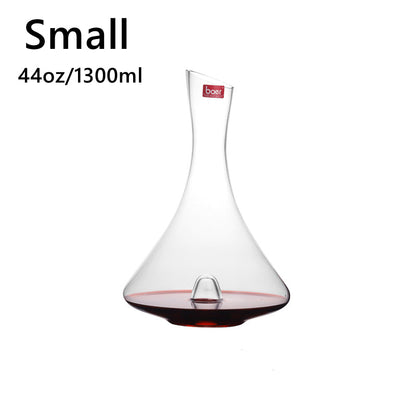 Wine Decanter Crystal Glass – Centerpoint Aerating Decanter for Wine & Spirits