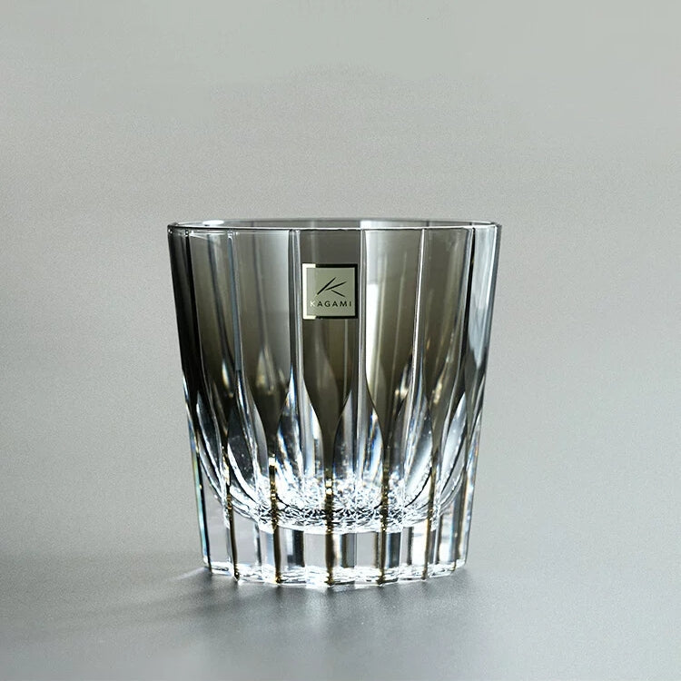 Edo Kiriko Whiskey Glass – KAGAMI Crystal Starburst Gift Box