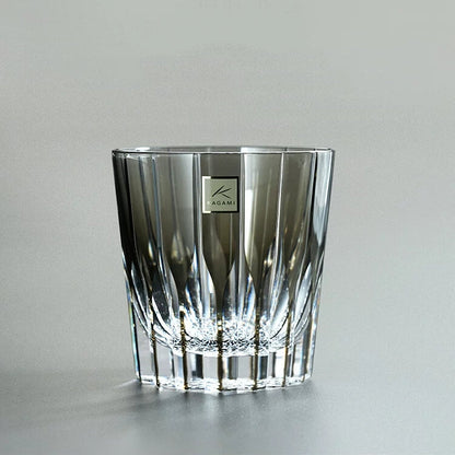 Edo Kiriko Whiskey Glass – KAGAMI Crystal Starburst Gift Box