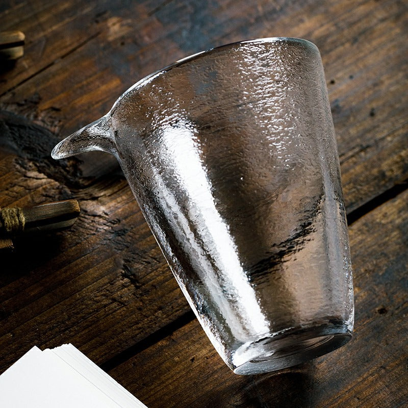Glass Tea Pitcher Golden Rim Chahai Fair Cup 200ml