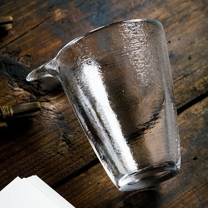 Glass Tea Pitcher Golden Rim Chahai Fair Cup 200ml