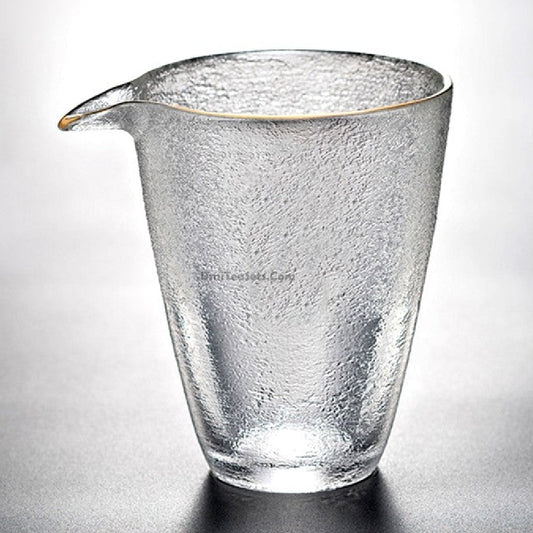 Glass Tea Pitcher Golden Rim Chahai Fair Cup 200ml