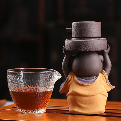 Tea Strainer Purple Clay Pig Zisha Loose Leaf Filter