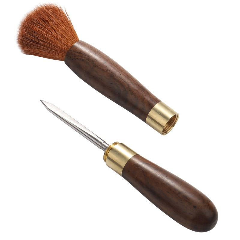 Teapot Cleaning Brush with Animal Hair Bristles