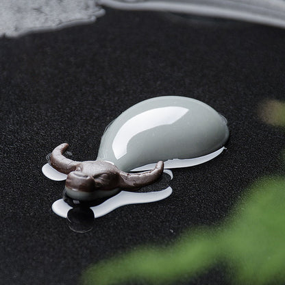 Tea Pet Ruyao Ice Crack Figurine for Gongfu Tea Tray