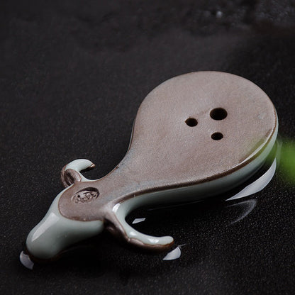 Tea Pet Ruyao Ice Crack Figurine for Gongfu Tea Tray