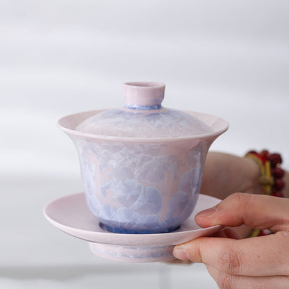 Ruyao Gaiwan Purple Ice Crystal Porcelain, 160ml Gift Box