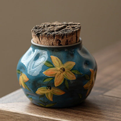 Kobiki Pottery Tea Caddy with Wood Plug | 6 Styles