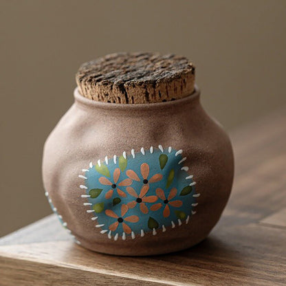 Kobiki Pottery Tea Caddy with Wood Plug | 6 Styles