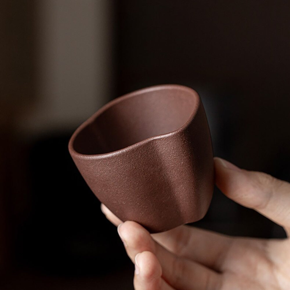 Purple Clay Tea Cup Set – Five Blessings Gongfu Collection