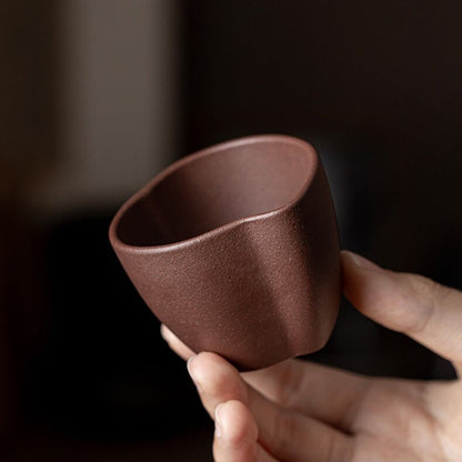 Purple Clay Tea Cup Set – Five Blessings Gongfu Collection