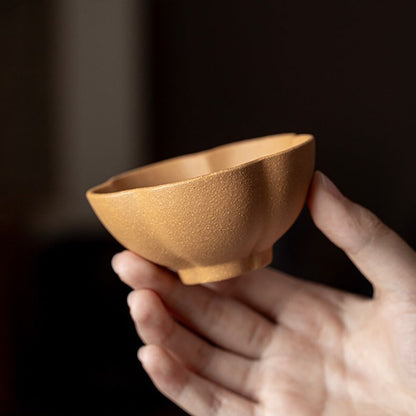 Purple Clay Tea Cup Set – Five Blessings Gongfu Collection