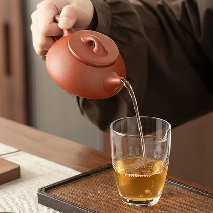 Purple Clay Tea Set Yixing Handmade Gongfu 5 Cups Gift