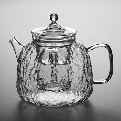 Glass Teapot Tree Grain Borosilicate Steam Infuser 1200ml