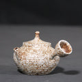 Side Handle Teapot White Pottery Japanese 160ml