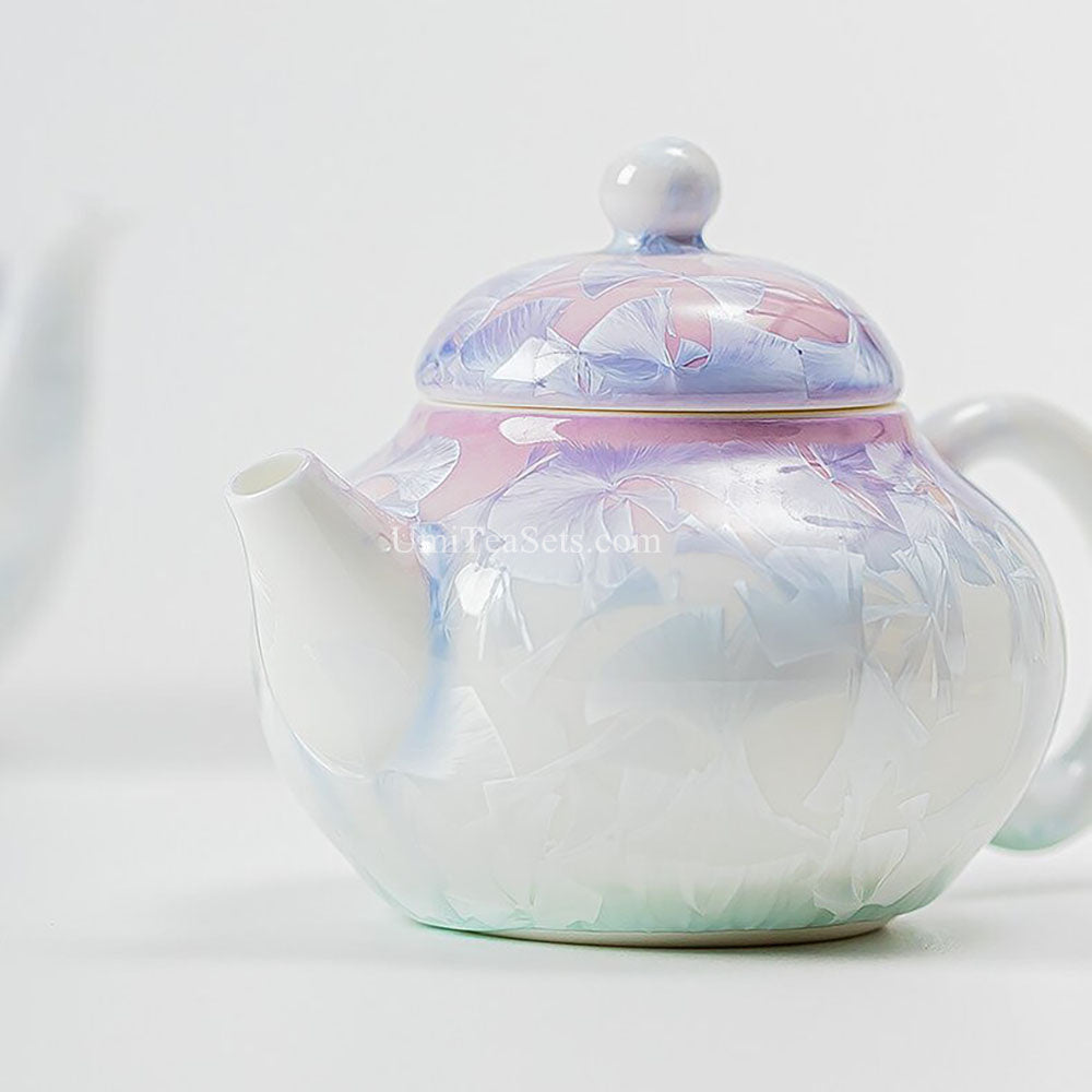 Travel Tea Set Ruyao Purple Ice-Flower Porcelain, 6-Piece