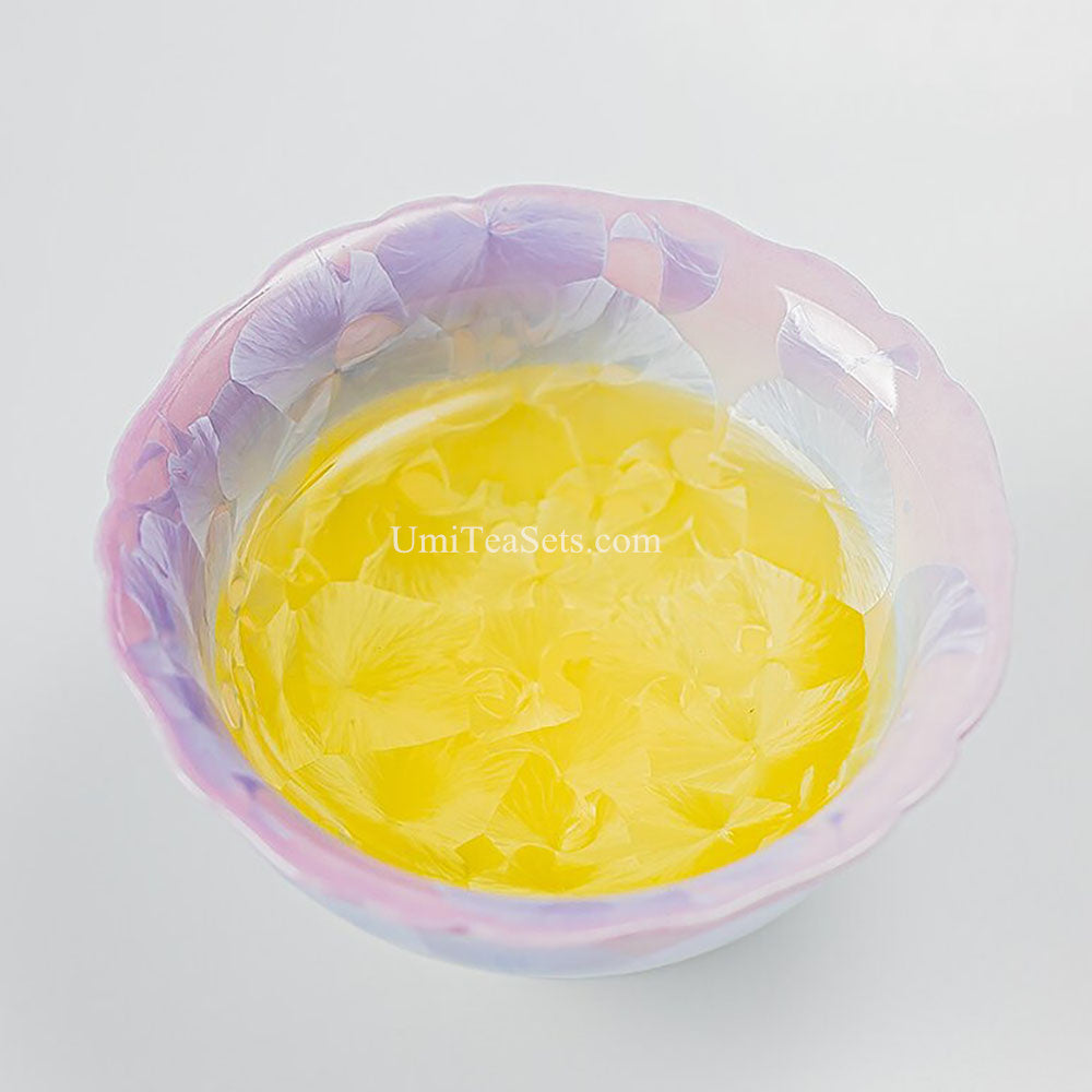 Travel Tea Set Ruyao Purple Ice-Flower Porcelain, 6-Piece
