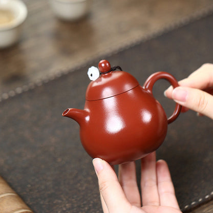 Pear Teapot Yixing Dahongpao Red Clay Classic Zisha 180ml
