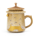 Palace Museum Teacup Auspicious Crane | Ceramic Infuser Cup