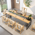 Tea Table Set | Flowing Water Fish Pond 30-Year Wood Chairs