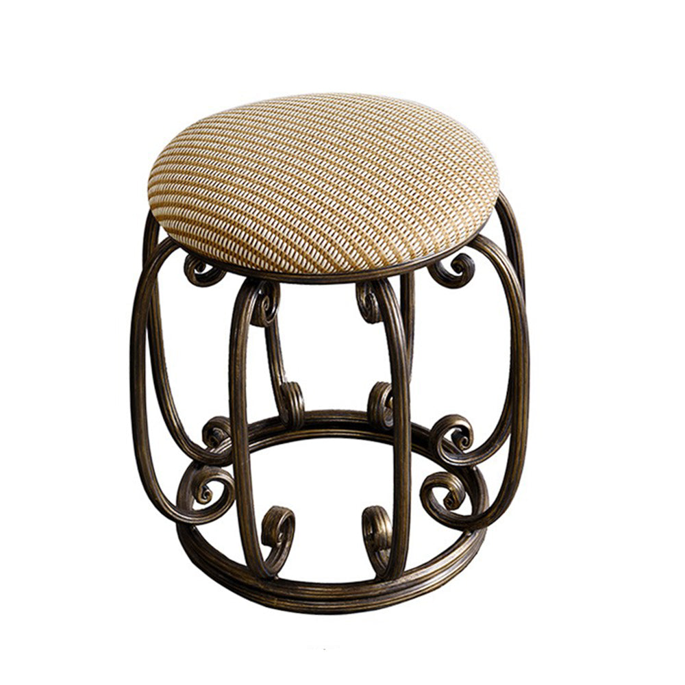 Solid Wood Iron Pipa Tea Table Set | Chinese Zen 5-Piece