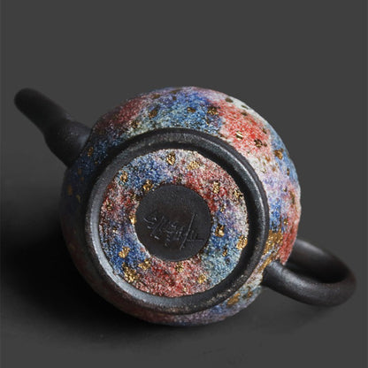 Rock Mineral Sandstone Teapot | Colorful Mineral Glaze 120ml