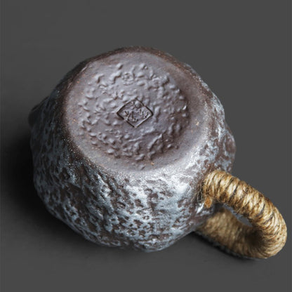 Japanese Stone Clay Teapot Old Rock Gyokko Kiln 150ml