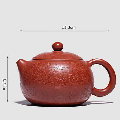 Purple Clay Teapot Yixing Dahongpao Dragon Cloud Xi Shi