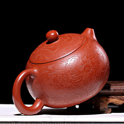 Purple Clay Teapot Yixing Dahongpao Dragon Cloud Xi Shi
