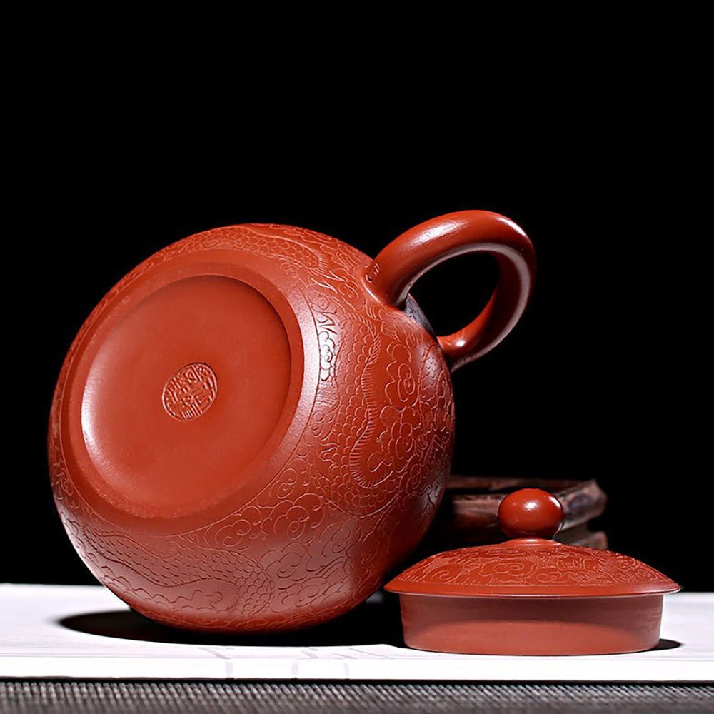 Purple Clay Teapot Yixing Dahongpao Dragon Cloud Xi Shi