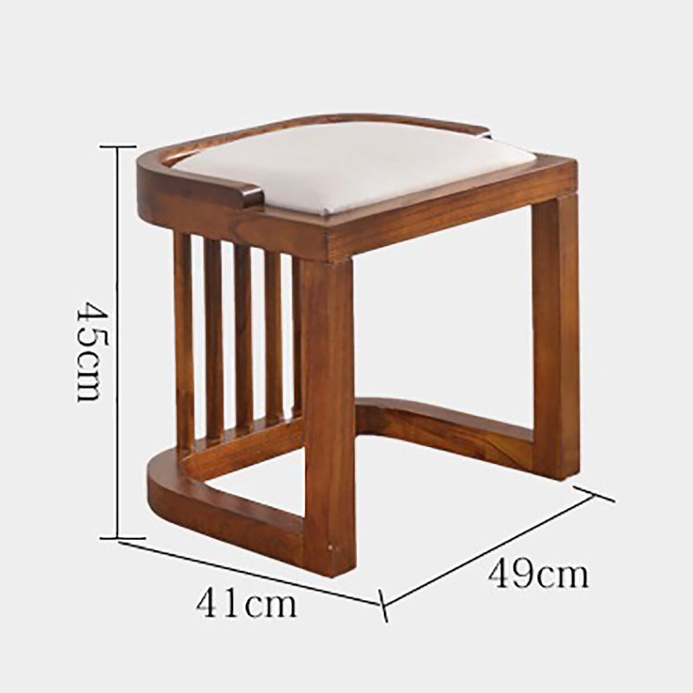 Chinese Tea Table Set Gold Sandalwood Stone Panel & Chairs