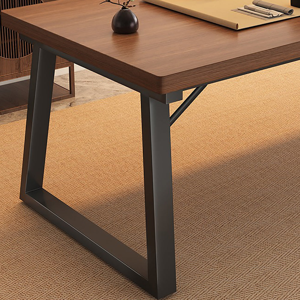 Tea Table Set Steel Wood Frame | 3-6 Person with Chairs