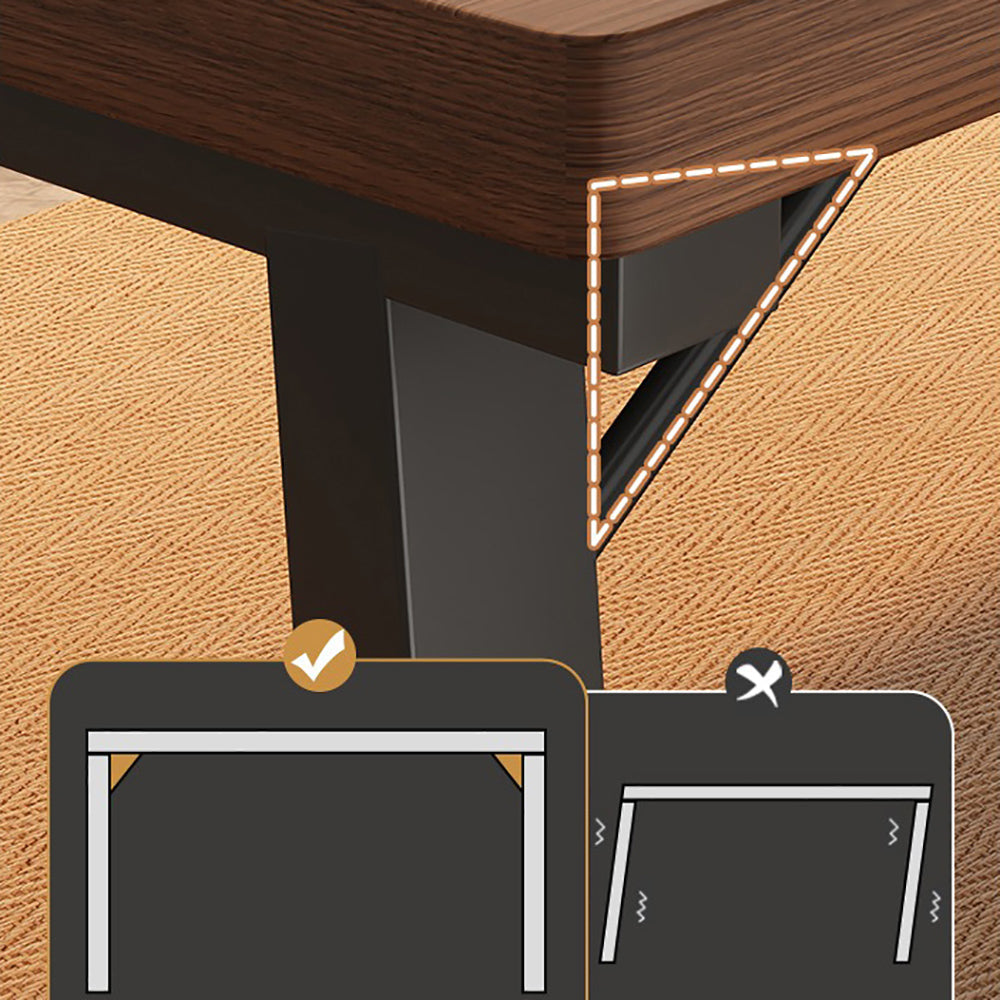 Tea Table Set Steel Wood Frame | 3-6 Person with Chairs