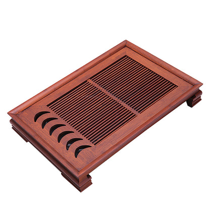 Solid Wood Tea Tray Gongfu Tea Table with Drawer