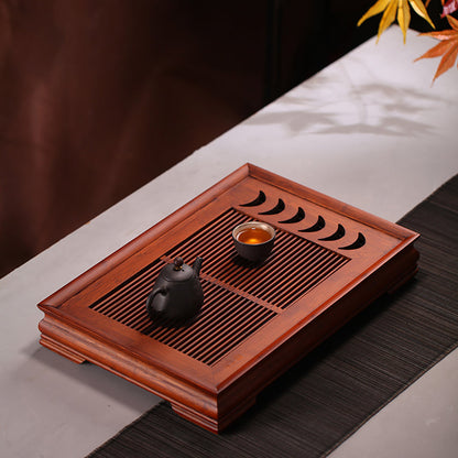 Solid Wood Tea Tray Gongfu Tea Table with Drawer