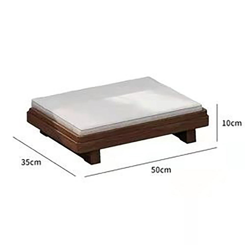 Elm Wood Tatami Tea Table Set Japanese Low Floor Table & Chairs