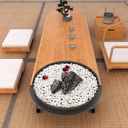 Pine Wood Tatami Tea Table Set Japanese Low Floor 5 Sizes