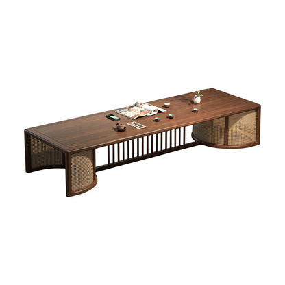 Tea Table Set | Black Walnut Solid Wood Japanese Style
