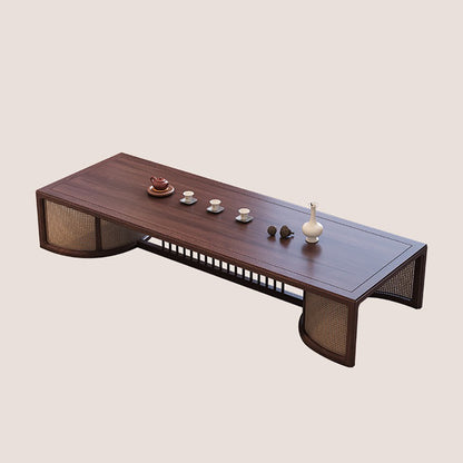 Tea Table Set | Black Walnut Solid Wood Japanese Style