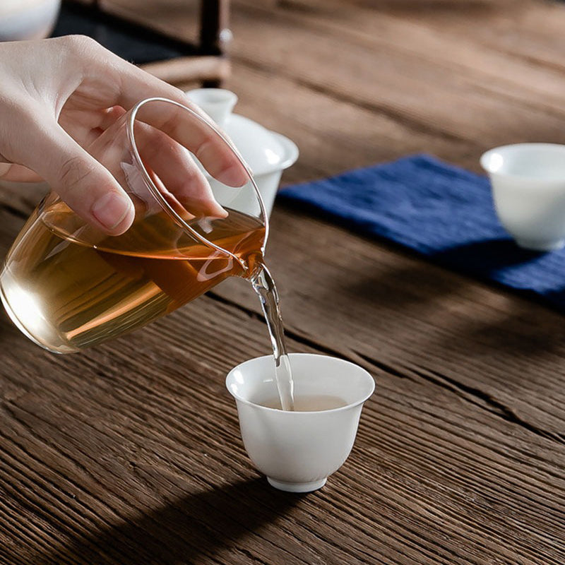 Travel Tea Set Gaiwan Porcelain with Bag – 7-Piece Portable